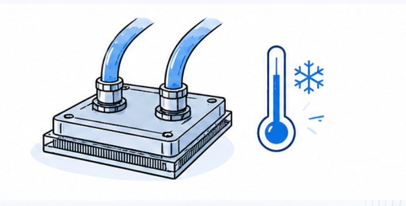 Illustration: liquid cooling cold plate